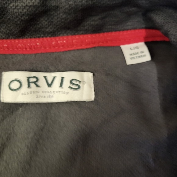 Orvis Men's Black and Gray Performance Jacket, Size Large - Picture 3 of 4